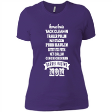 Load image into Gallery viewer, Barrel Racing Mom Mother’s Day - Ladies' Boyfriend T-Shirt