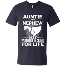 Load image into Gallery viewer, Auntie And Nephew – Best Partners In Crime For Life, Best mother’s day - Men's V-Neck