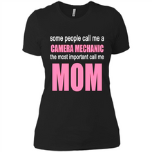 Load image into Gallery viewer, CAMERA MECHANIC The Most Important Call Me Mom Mother’s Day - Ladies' Boyfriend T-Shirt
