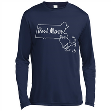 Load image into Gallery viewer, Best Mom Ever Shirt Massachusetts Mothers Day - Canvas Long Sleeve T-Shirt