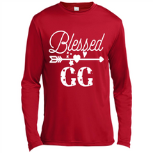 Load image into Gallery viewer, Blessed GG Christmas Mother’s Day Birthday Grandma - Canvas Long Sleeve T-Shirt