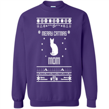 Load image into Gallery viewer, Cats T Shirt Hoodie Merry Catmas Mom Mother’s Day - Sweatshirt