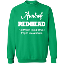 Load image into Gallery viewer, Aunt Of Redhead Definition Funny For Aunt On mother’s day - Sweatshirt