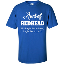 Load image into Gallery viewer, Aunt Of Redhead Definition Funny For Aunt On mother’s day - Shirt