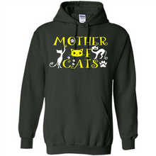 Load image into Gallery viewer, Cats T Shirt Hoodie Mother of Cats Mother’s Day - Hoodie