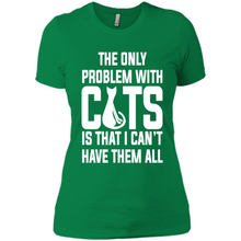 Load image into Gallery viewer, Cats T Shirt Hoodie Cats…I can’t have them all Mother’s Day - Ladies' Boyfriend T-Shirt