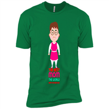 Load image into Gallery viewer, Best Mom Cartoon Character Mother’s Day - Premium Short Sleeve T-Shirt