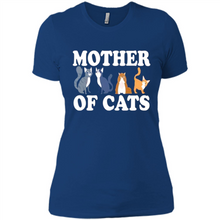 Load image into Gallery viewer, Cats T Shirt Hoodie Mother of Cats Mother’s Day1 - Ladies' Boyfriend T-Shirt