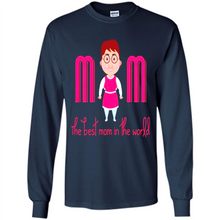 Load image into Gallery viewer, Best Mom World Cartoon Mother’s Day - Long Sleeve T-Shirt