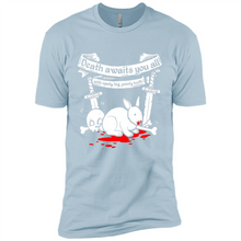 Load image into Gallery viewer, Death Awaits You All With Big Pointy Teeth - Premium Short Sleeve T-Shirt