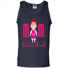 Load image into Gallery viewer, Best Mom World Cartoon Mother’s Day - Tank Top