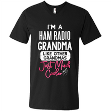 Load image into Gallery viewer, Cool Mothers Day T-Shirt Ham Radio Grandma - Men's V-Neck