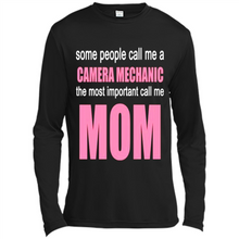 Load image into Gallery viewer, CAMERA MECHANIC The Most Important Call Me Mom Mother’s Day - Canvas Long Sleeve T-Shirt