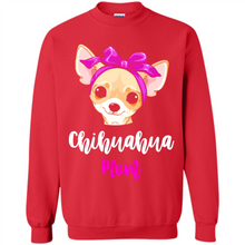 Load image into Gallery viewer, Chihuahua Mom With Purple Hairpin Funny mother’s day Gift For Dog Lovers - Sweatshirt