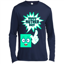 Load image into Gallery viewer, Cute Emoji With Heart Balloon Happy Mother Day - Canvas Long Sleeve T-Shirt