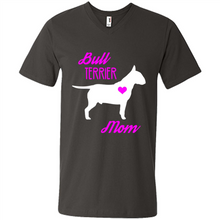 Load image into Gallery viewer, Bull Terrier Mom – Cute Mother’s Day T-Shirt For Dog Lovers - Men's V-Neck