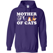 Load image into Gallery viewer, Cats T Shirt Hoodie Mother of Cats Mother’s Day1 - Hoodie