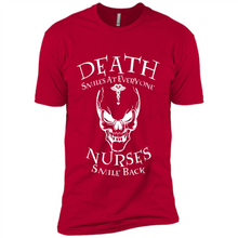 Load image into Gallery viewer, Death Smiles At Everyone Nurses Smile Back Shirt Mothers Day - Premium Short Sleeve T-Shirt