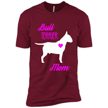 Load image into Gallery viewer, Bull Terrier Mom – Cute Mother’s Day T-Shirt For Dog Lovers - Premium Short Sleeve T-Shirt
