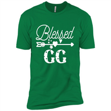 Load image into Gallery viewer, Blessed GG Christmas Mother’s Day Birthday Grandma - Premium Short Sleeve T-Shirt