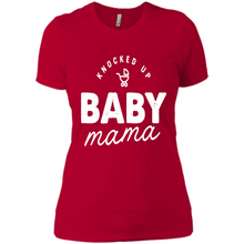 Load image into Gallery viewer, Baby Mama Tee Mother’s Day - Ladies' Boyfriend T-Shirt