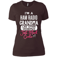 Load image into Gallery viewer, Cool Mothers Day T-Shirt Ham Radio Grandma - Ladies' Boyfriend T-Shirt