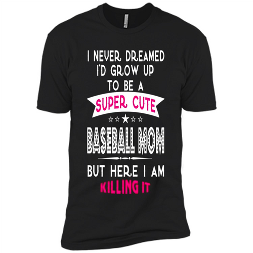 A Super cute Baseball Mom Mother’s Day Gift ideas Funny - Premium Short Sleeve T-Shirt