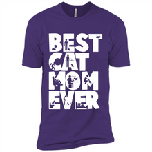 Load image into Gallery viewer, BEST CAT MOM EVER A LIFE WITH CATS - Premium Short Sleeve T-Shirt