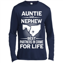 Load image into Gallery viewer, Auntie And Nephew – Best Partners In Crime For Life, Best mother’s day - Canvas Long Sleeve T-Shirt