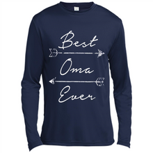 Load image into Gallery viewer, Best Oma Ever Shirt Tribal Arrows Mother’s Day - Canvas Long Sleeve T-Shirt