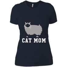Load image into Gallery viewer, Birman Cat Mom – Mothers Day - Ladies' Boyfriend T-Shirt