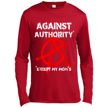Load image into Gallery viewer, Anarchy Against Authority Except Mom’s Mother’s Day - Canvas Long Sleeve T-Shirt