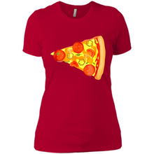 Load image into Gallery viewer, Dad Son Pizza Piece Funny Matching Family Shirt Mother Day - Ladies' Boyfriend T-Shirt