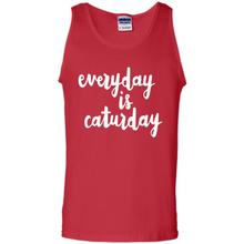 Load image into Gallery viewer, Cats T Shirt Hoodie Everyday Is Caturday Mother’s Day Gift ideas - Tank Top