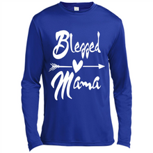 Load image into Gallery viewer, Blessed Mama – Funny And Novelty Gift On Mother’s Day - Canvas Long Sleeve T-Shirt