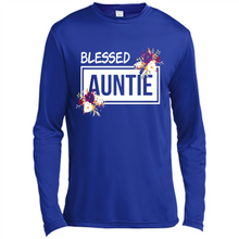 Load image into Gallery viewer, Blessed Auntie Funny Mother’s Day - Canvas Long Sleeve T-Shirt