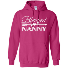 Load image into Gallery viewer, Blessed Nanny Christmas Mother’s Day Birthday Grandma - Hoodie