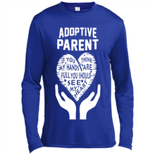 Load image into Gallery viewer, Adoptive Parent Mother’s Day - Canvas Long Sleeve T-Shirt