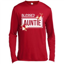 Load image into Gallery viewer, Blessed Auntie Funny Mother’s Day - Canvas Long Sleeve T-Shirt