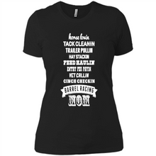Load image into Gallery viewer, Barrel Racing Mom Mother’s Day - Ladies' Boyfriend T-Shirt