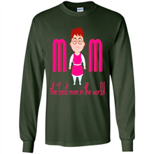 Load image into Gallery viewer, Best Mom World Cartoon Mother’s Day - Long Sleeve T-Shirt
