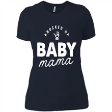 Load image into Gallery viewer, Baby Mama Tee Mother’s Day - Ladies' Boyfriend T-Shirt