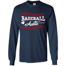 Load image into Gallery viewer, Baseball Auntie Softball Auntie Funny Gift For Mother’s Day - Long Sleeve T-Shirt