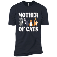 Load image into Gallery viewer, Cats T Shirt Hoodie Mother of Cats Mother’s Day1 - Premium Short Sleeve T-Shirt