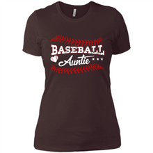 Load image into Gallery viewer, Baseball Auntie Softball Auntie Funny Gift For Mother’s Day - Ladies' Boyfriend T-Shirt