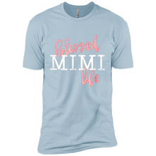Load image into Gallery viewer, Blessed Mimi Life Shirt Gift for Grandma Mother’s Day - Premium Short Sleeve T-Shirt