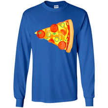 Load image into Gallery viewer, Dad Son Pizza Piece Funny Matching Family Shirt Mother Day - Long Sleeve T-Shirt