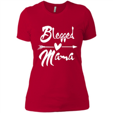 Load image into Gallery viewer, Blessed Mama – Funny And Novelty Gift On Mother’s Day - Ladies' Boyfriend T-Shirt