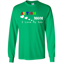 Load image into Gallery viewer, Autism mon t shirt Mothers Day - Long Sleeve T-Shirt