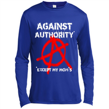 Load image into Gallery viewer, Anarchy Against Authority Except Mom’s Mother’s Day - Canvas Long Sleeve T-Shirt